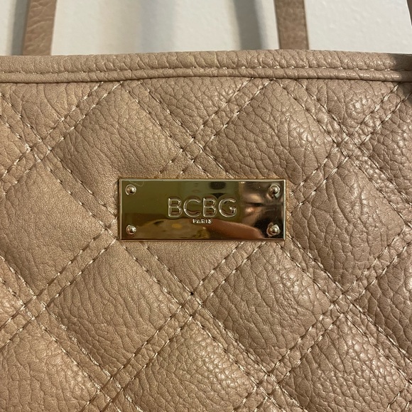 BCBG Paris Quilted Faux Leather Tote - Picture 9 of 10